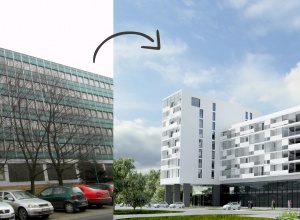 Zaprojektowanie i budowa budynku mieszkalno-usługowego wraz z rozbiórką w Katowicach